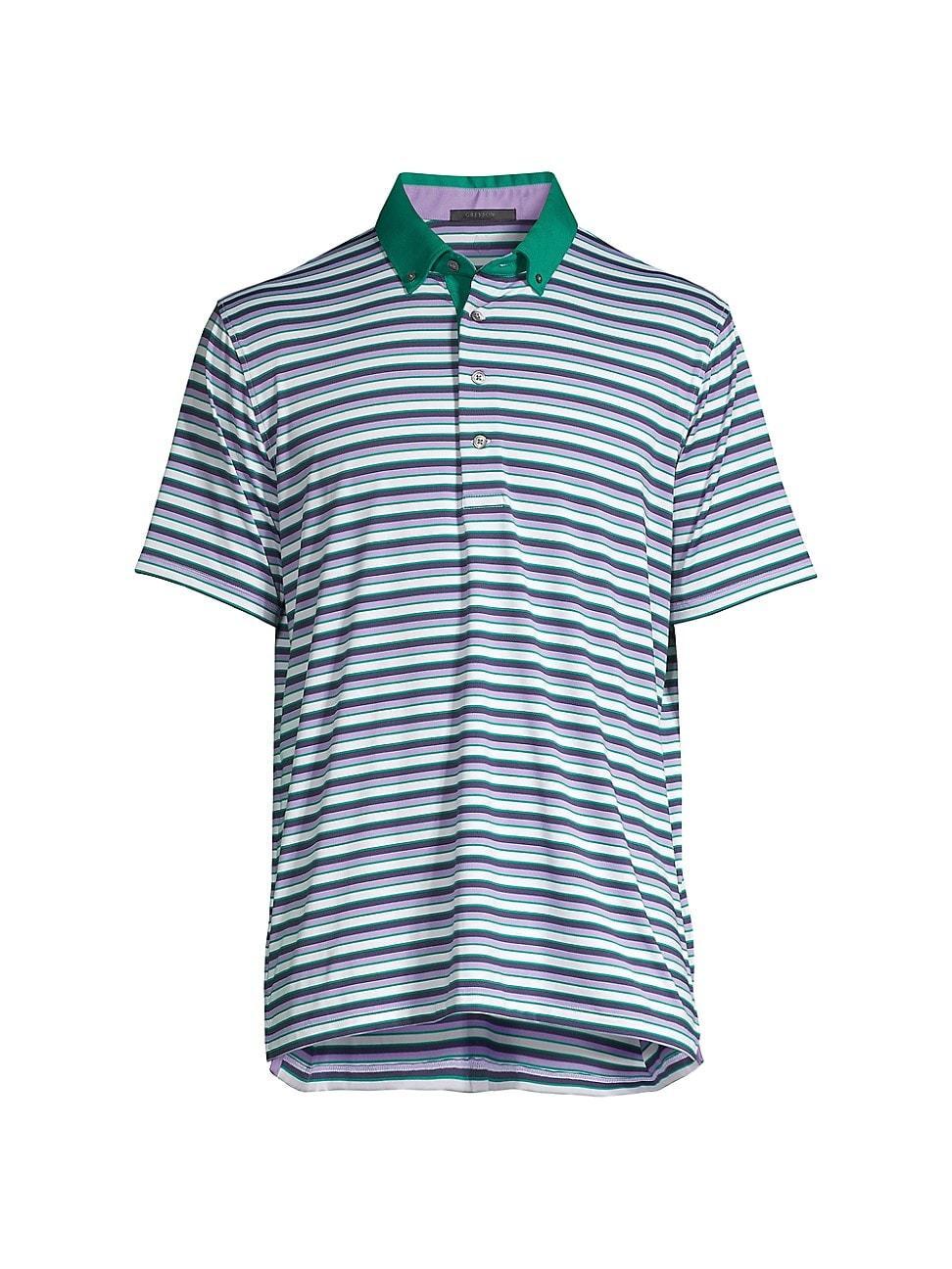 Mens Maniwaki Knit Button-Down Polo Shirt Product Image