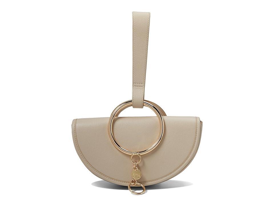 See by Chloe Mara Clutch (Cement Beige 1) Handbags Product Image