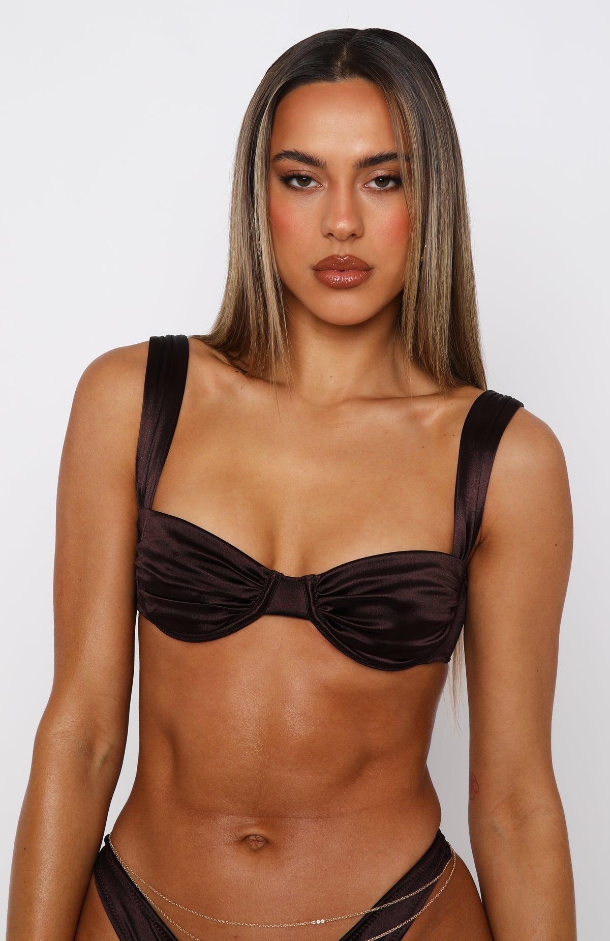 Dani Bikini Top Chocolate Product Image