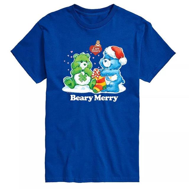 Big & Tall Care Bears Beary Merry Graphic Tee, Mens Product Image