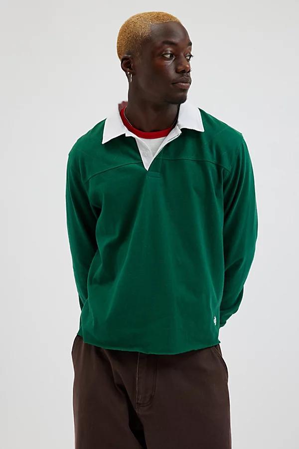 Urban Outfitters UO Richmond Quilted Rugby Shirt Top Mens at Urban Outfitters Product Image