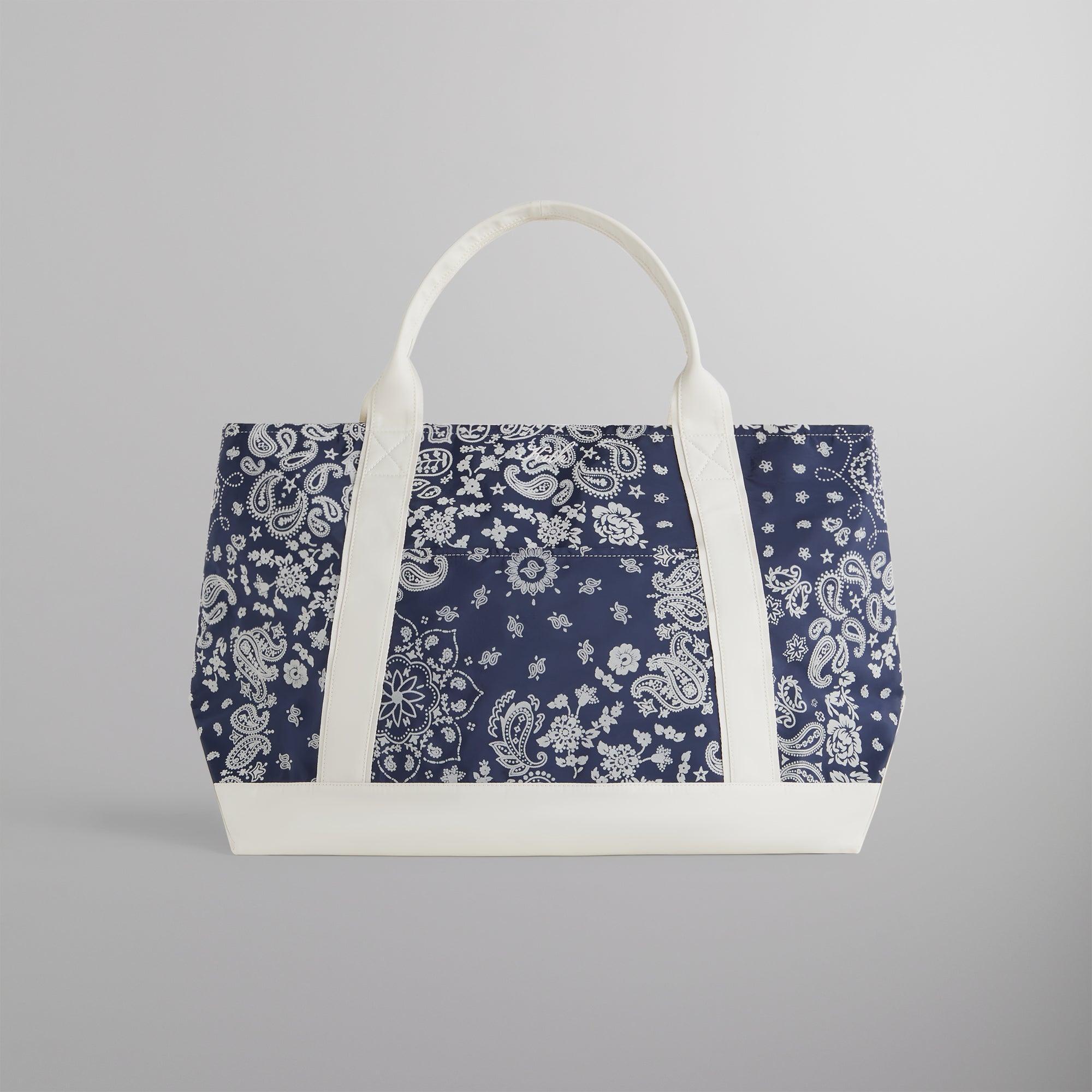 Kith Paisley Flocked Nylon Tote Bag - Nocturnal Male Product Image