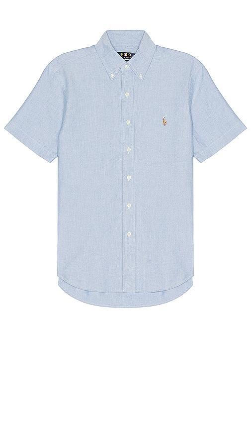 Polo Ralph Lauren Solid Oxford Short Sleeve Woven Shirt Product Image