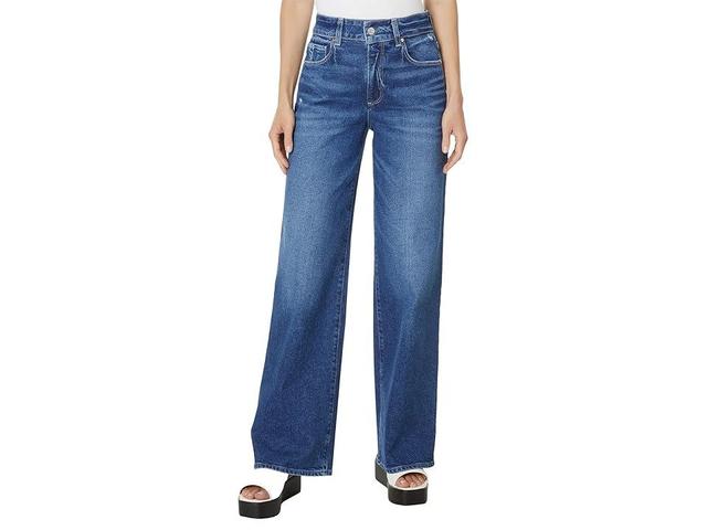 Womens Sasha Denim Mid-Rise Wide-Leg Jeans Product Image