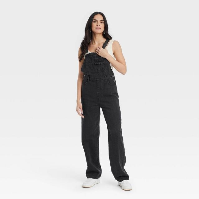 Womens 90s Baggy Jumpsuit - Universal Thread Black 0 Product Image