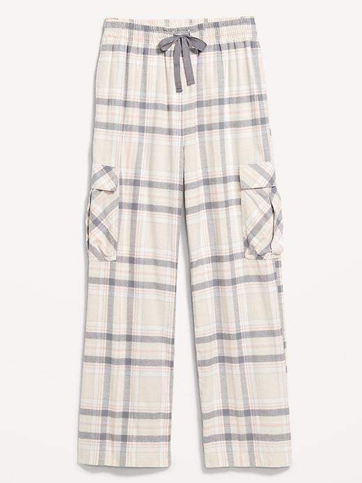 High-Waisted Waffle Pajama Leggings Product Image