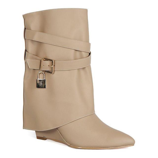 Yoki Harzen Womens Wedge Boots Product Image