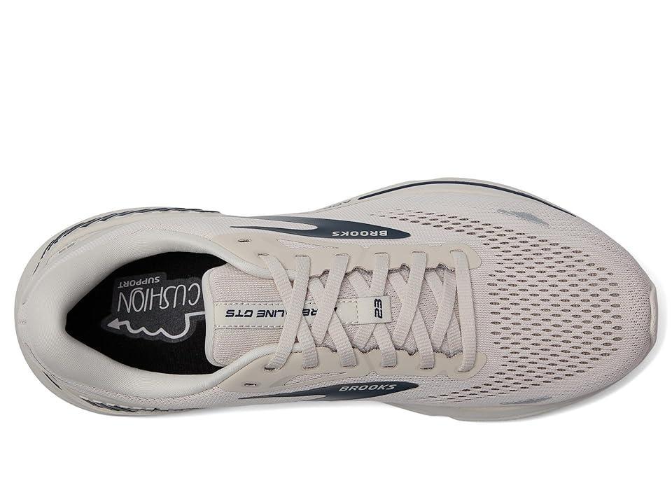 Brooks Mens Brooks Adrenaline GTS 23 - Mens Shoes Crystal Grey/Surf The Web/Grey Product Image