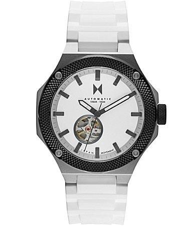 MVMT Mens Raptor Automatic White Silicone Strap 64mm Watch Product Image