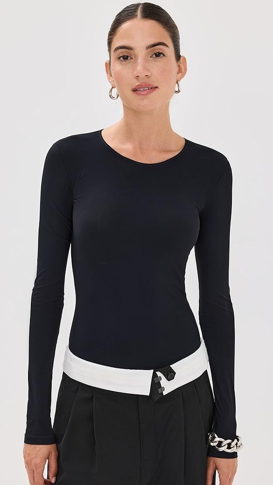 MM6 Maison Margiela Lycra Jersey Bodysuit | Shopbop Product Image