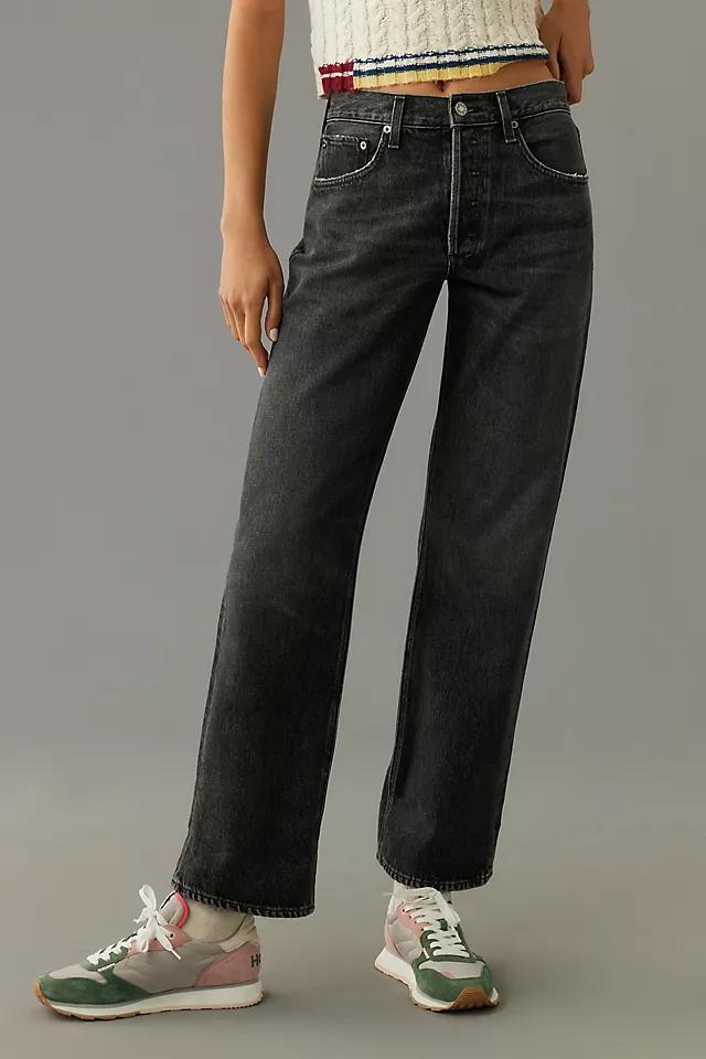 AGOLDE Fran Cuffed Low-Slung Easy Straight-Leg Jeans Product Image