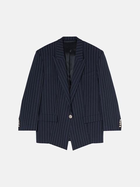 ''Glen'' blue navy and white blazer Product Image