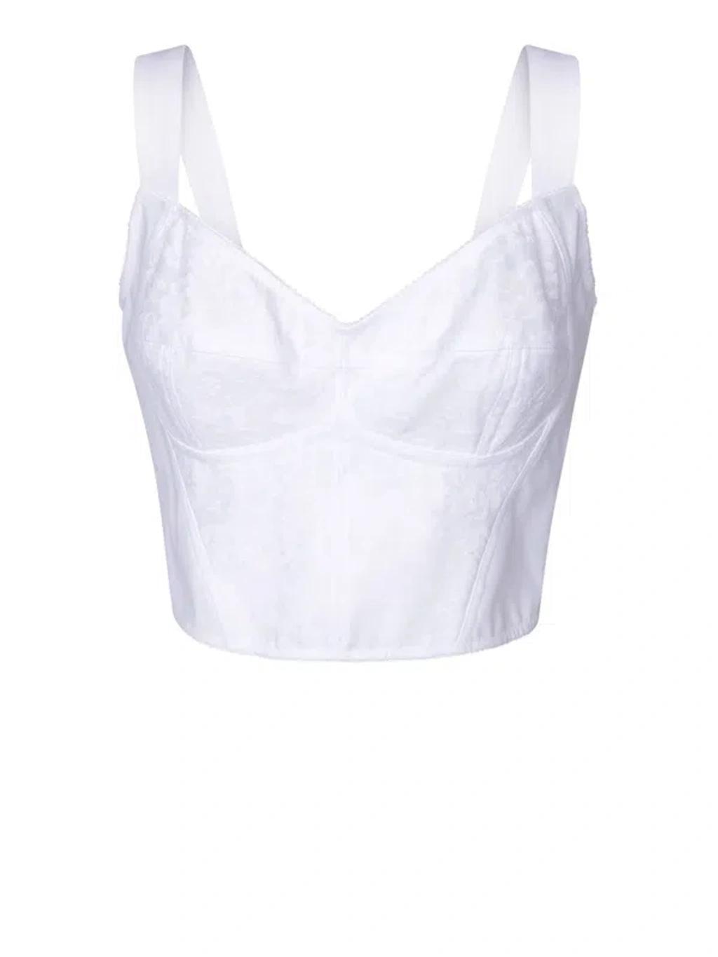 White Lace Bustier Top product image