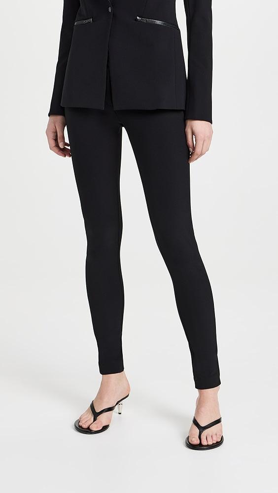 Veronica Beard Black Scuba Leggings | Shopbop Product Image