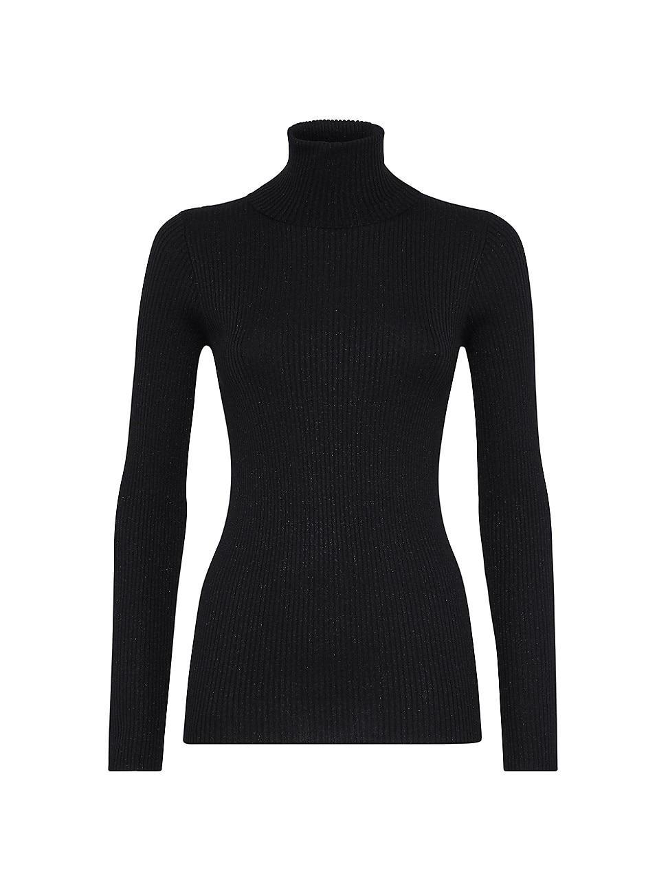 Womens Lightweight Turtleneck Sweater Product Image