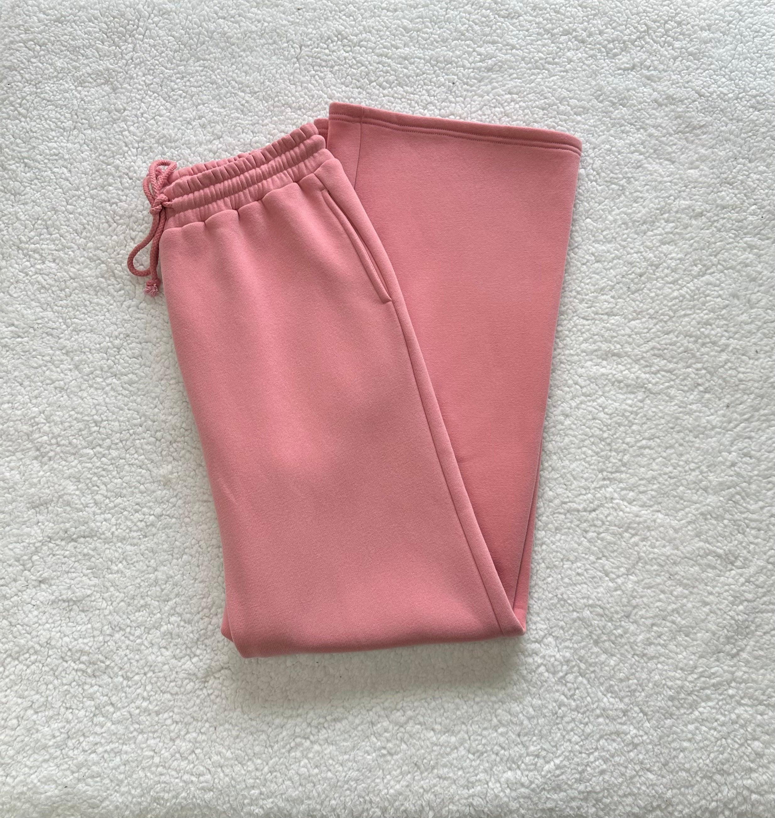 Ice Cream Pink Sunkissedcoconut Blank Flare Sweatpants Product Image