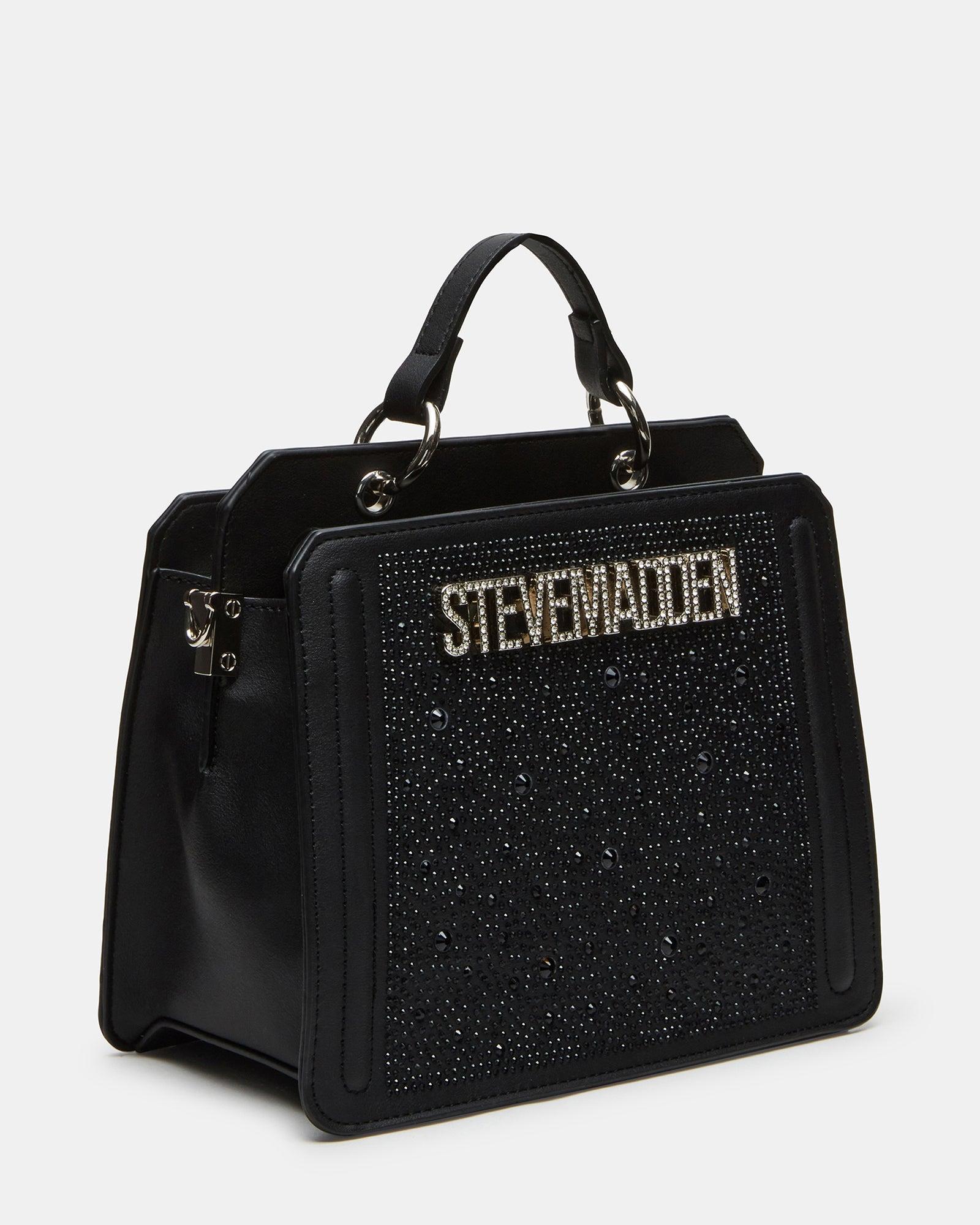 EVELYN BAG BLACK ALLOVER RHINESTONES Female Product Image