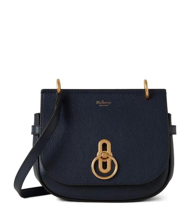 MULBERRY Small Leather Amberley Cross-body Bag In Night Sky Product Image