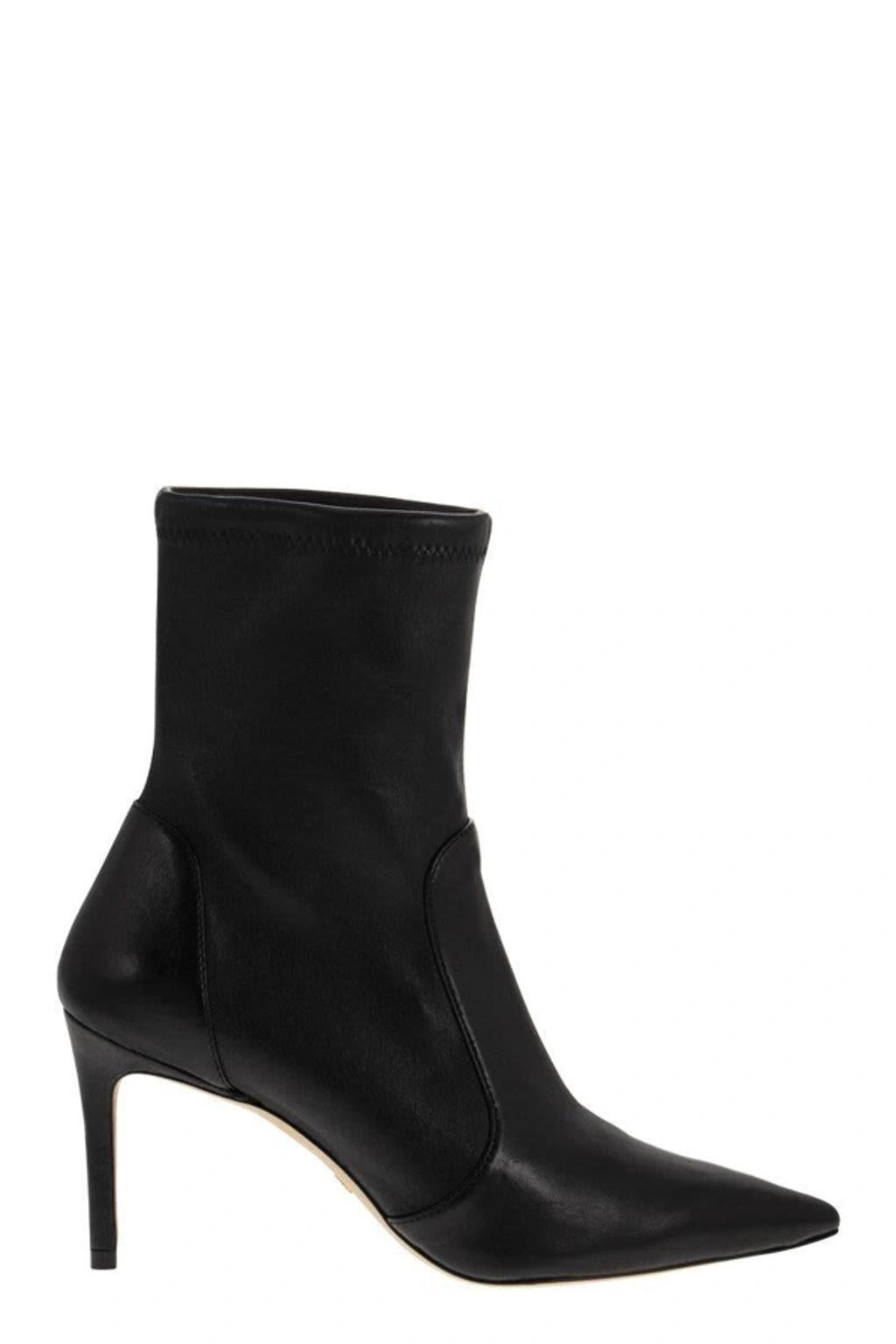 Stuart 85 Bootie - Stretch Suede Ankle Boot In Black Product Image