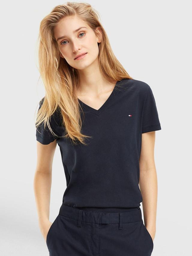 Tommy Hilfiger Women's Essential V-Neck T-Shirt Product Image