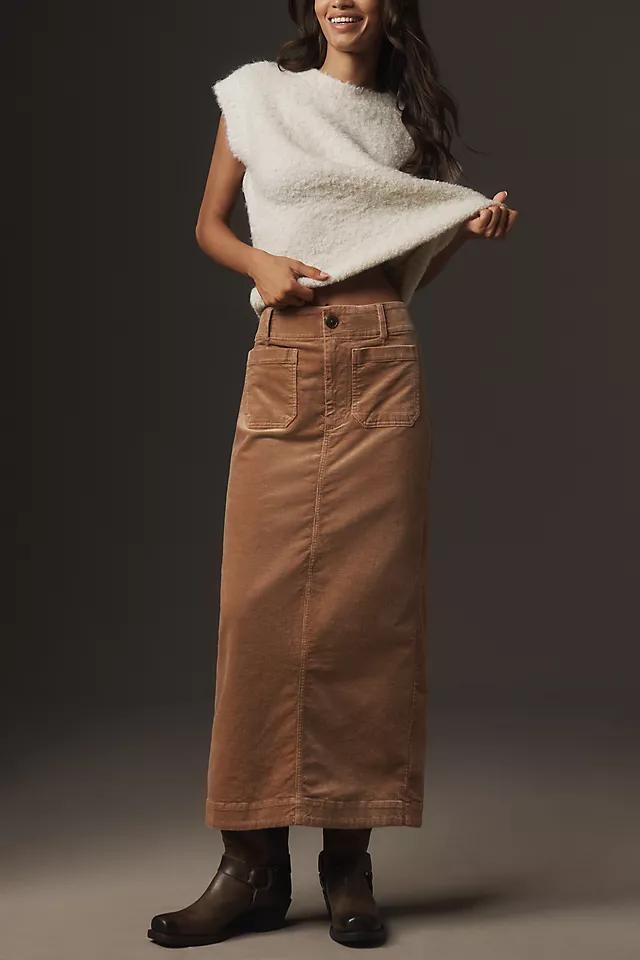 The Colette Corduroy Maxi Skirt by Maeve Product Image