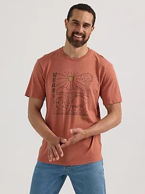 Men's Bison Graphic T-Shirt | Men's SHIRTS | Wrangler® Product Image