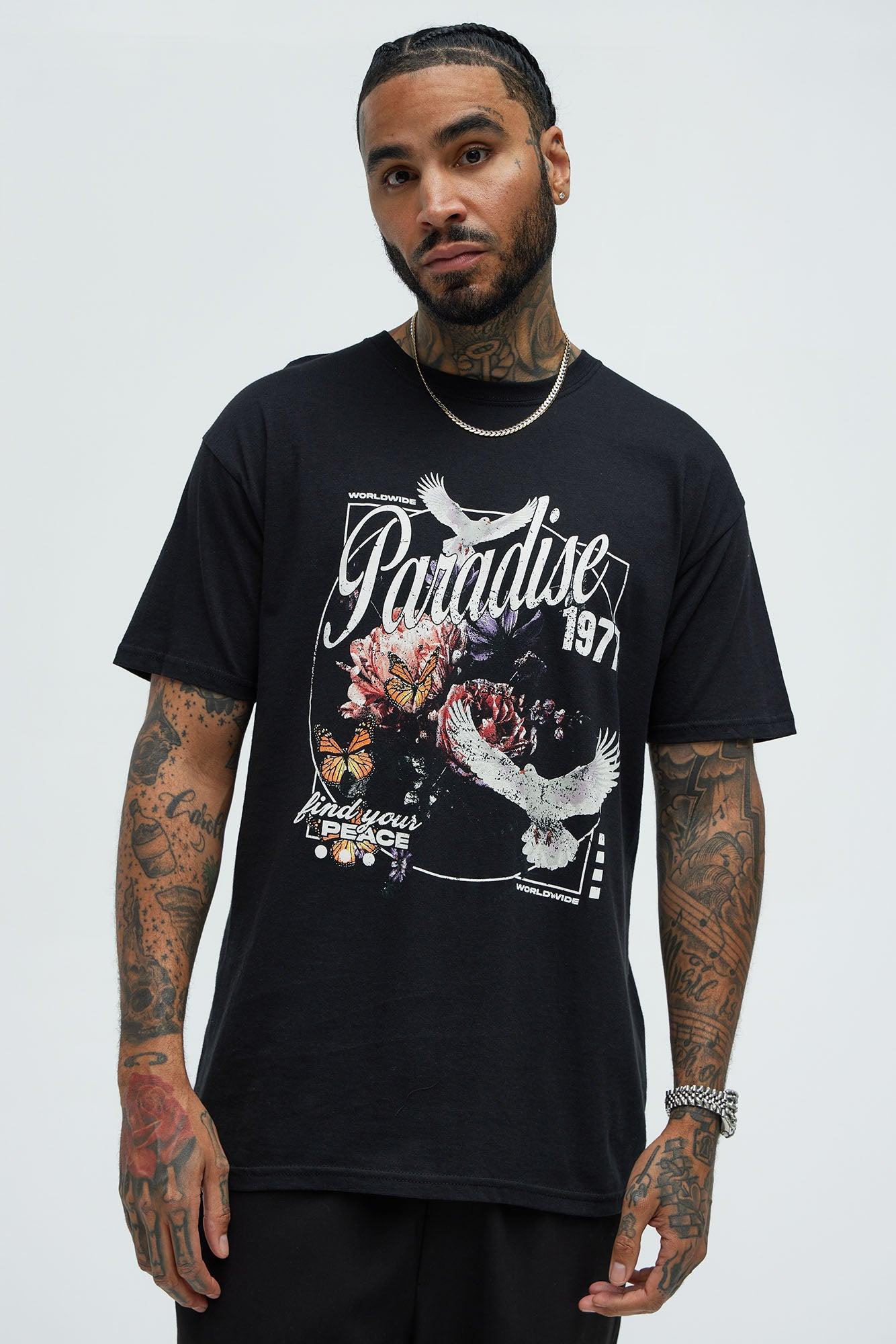 Paradise 1977 Short Sleeve Tee - Black Product Image