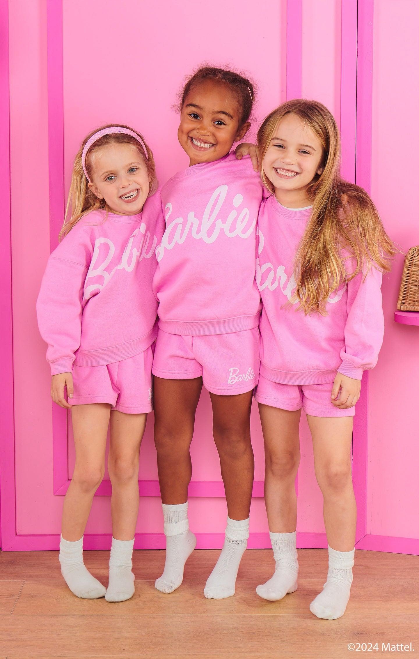 Playdate Sweat Shorts ~ Lil Barbie™ Graphic Kids Product Image