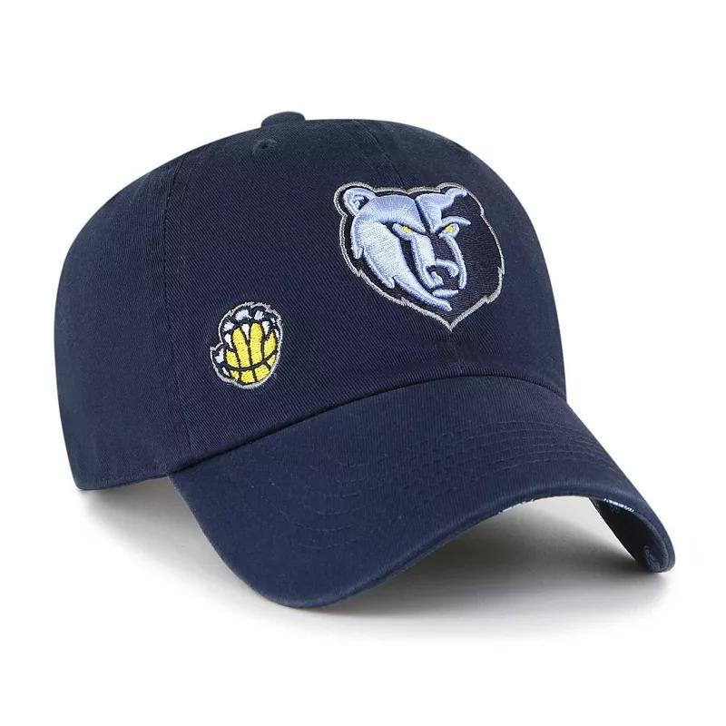 Womens 47 Navy Memphis Grizzlies Confetti Undervisor Clean Up Adjustable Hat, Grz Blue Product Image