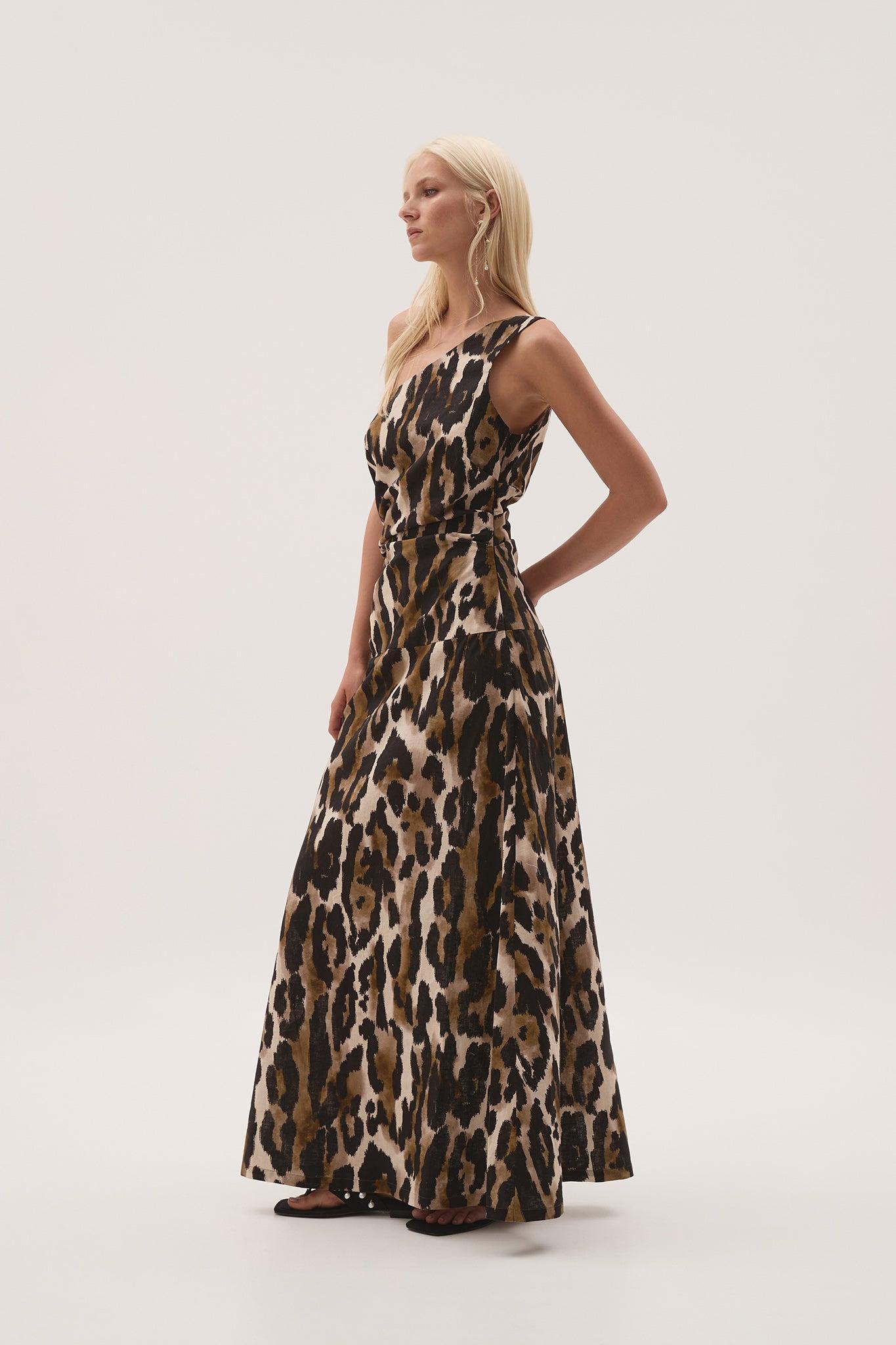 Daze One Shoulder Maxi Dress Product Image