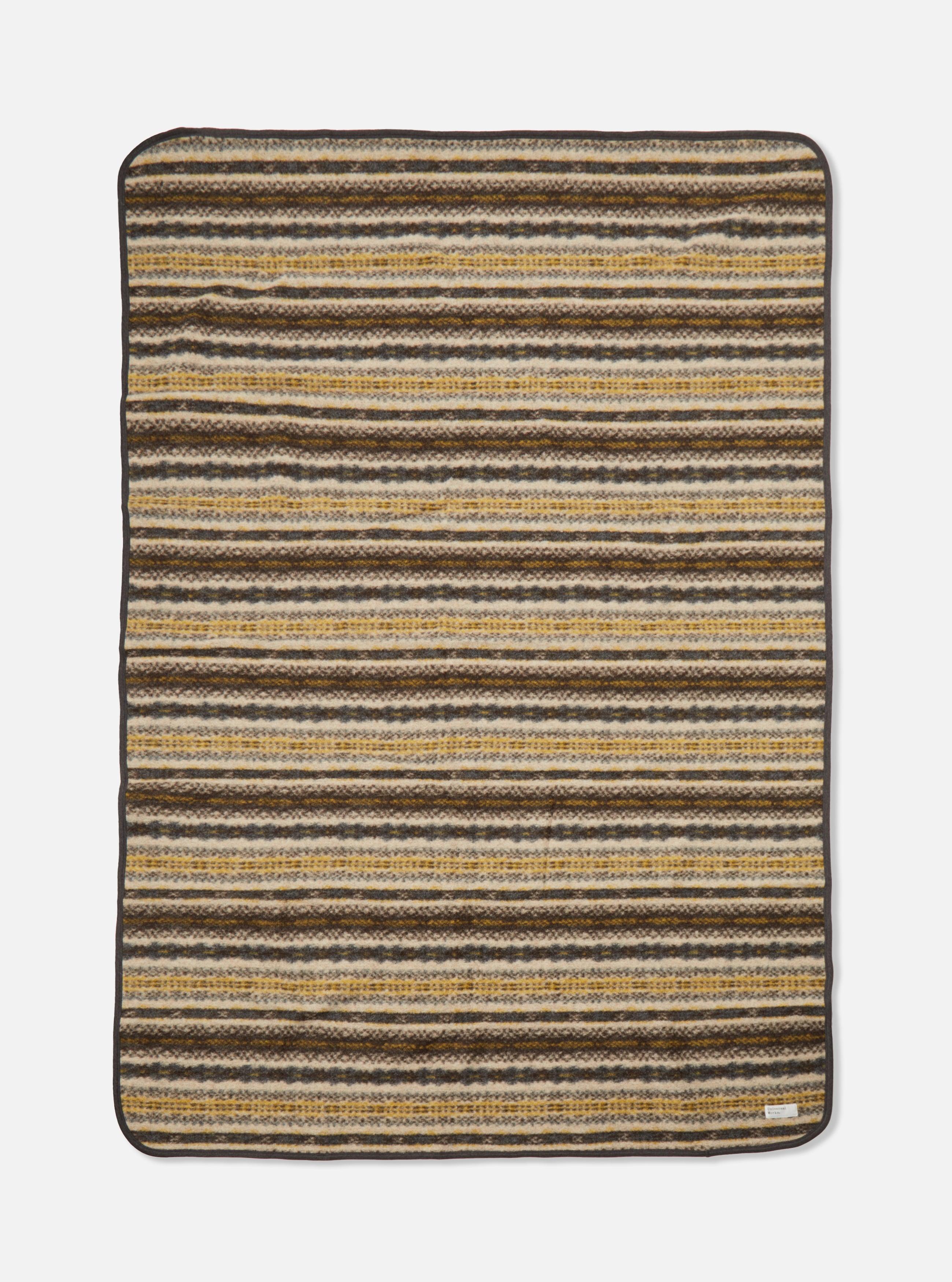 Universal Works Blanket in Fairisle Mix Wool Fleece Product Image