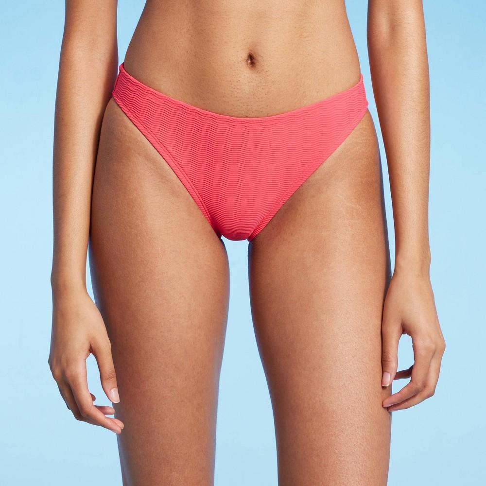 Womens Jacquard Cheeky Bikini Bottom - Shade & Shore Neon Product Image