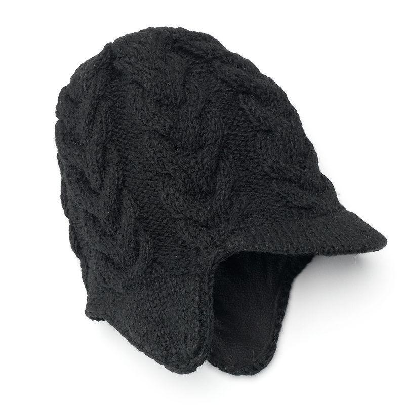 SIJJL Womens Ribbed Brim Wool Beanie Product Image