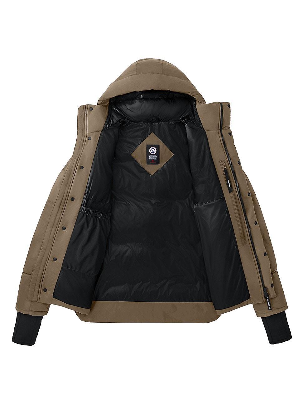 Mens Armstrong Hooded Down Jacket Product Image