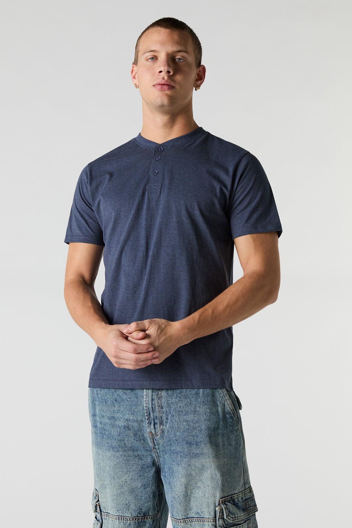 Everyday Henley Top Male Product Image