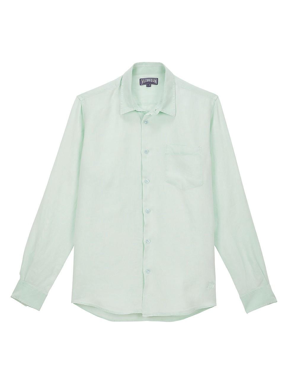 Mens Caroubis Linen Shirt Product Image