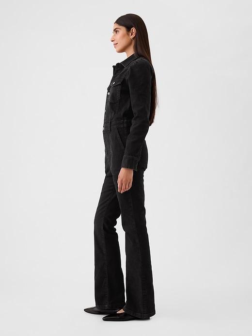 Western Denim Jumpsuit Product Image