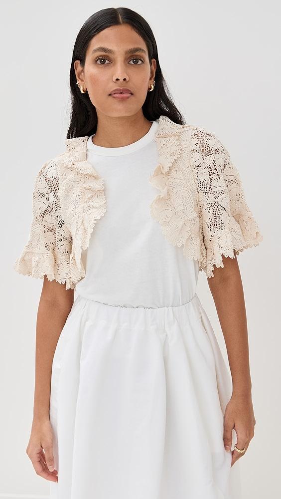 Sea Kristeen Lace Jersey Tee | Shopbop Product Image