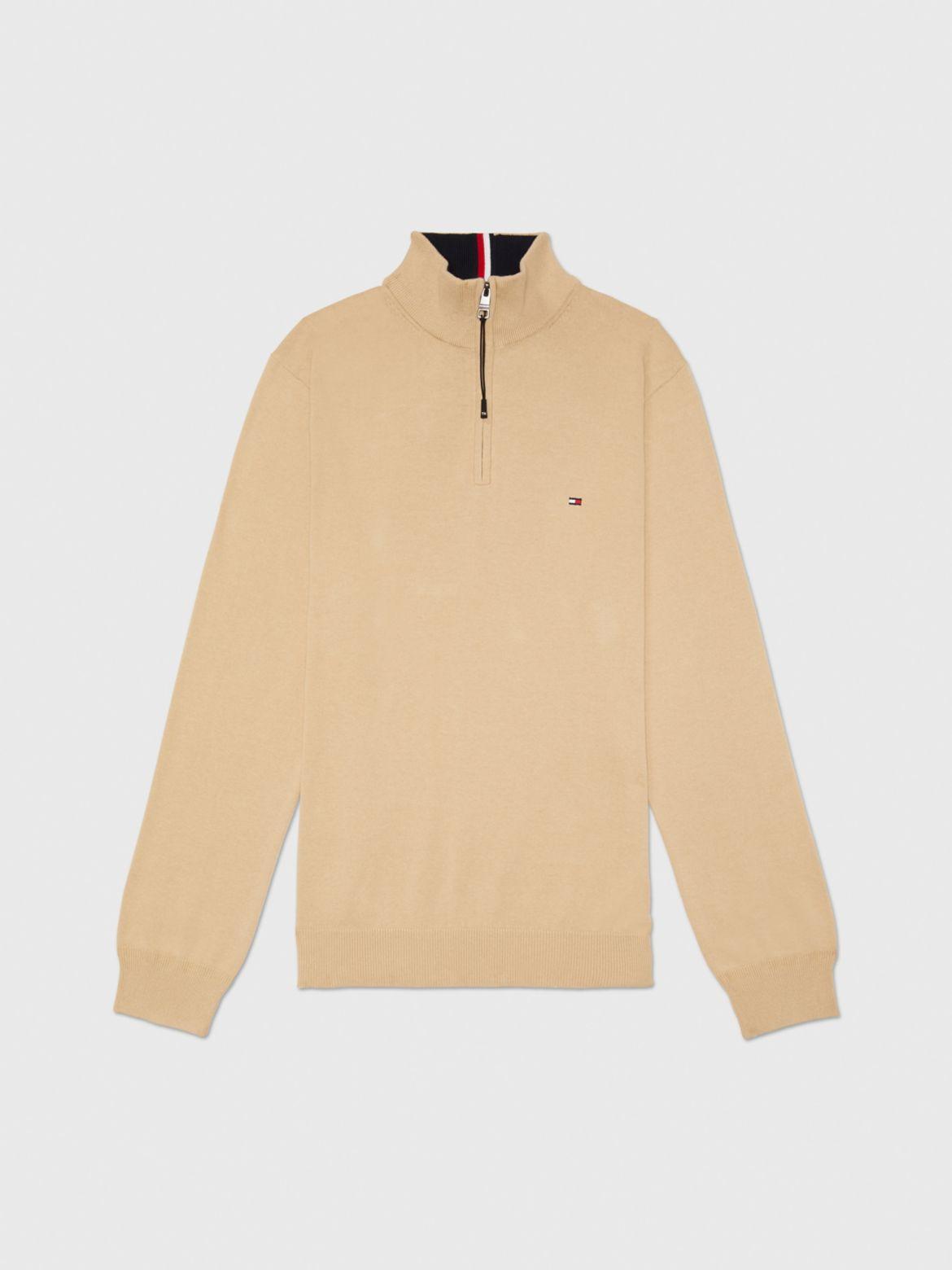 Tommy Hilfiger Men's Cotton Mockneck Sweater Product Image