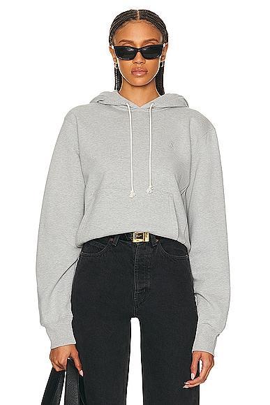 Saint Laurent Hoodie Champion Sweatshirt in Gris Chine - Grey. Size S (also in L, M, XS). Product Image