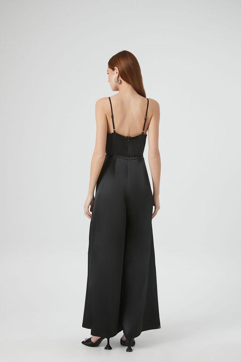 Satin Wide-Leg Jumpsuit | Forever 21 Product Image