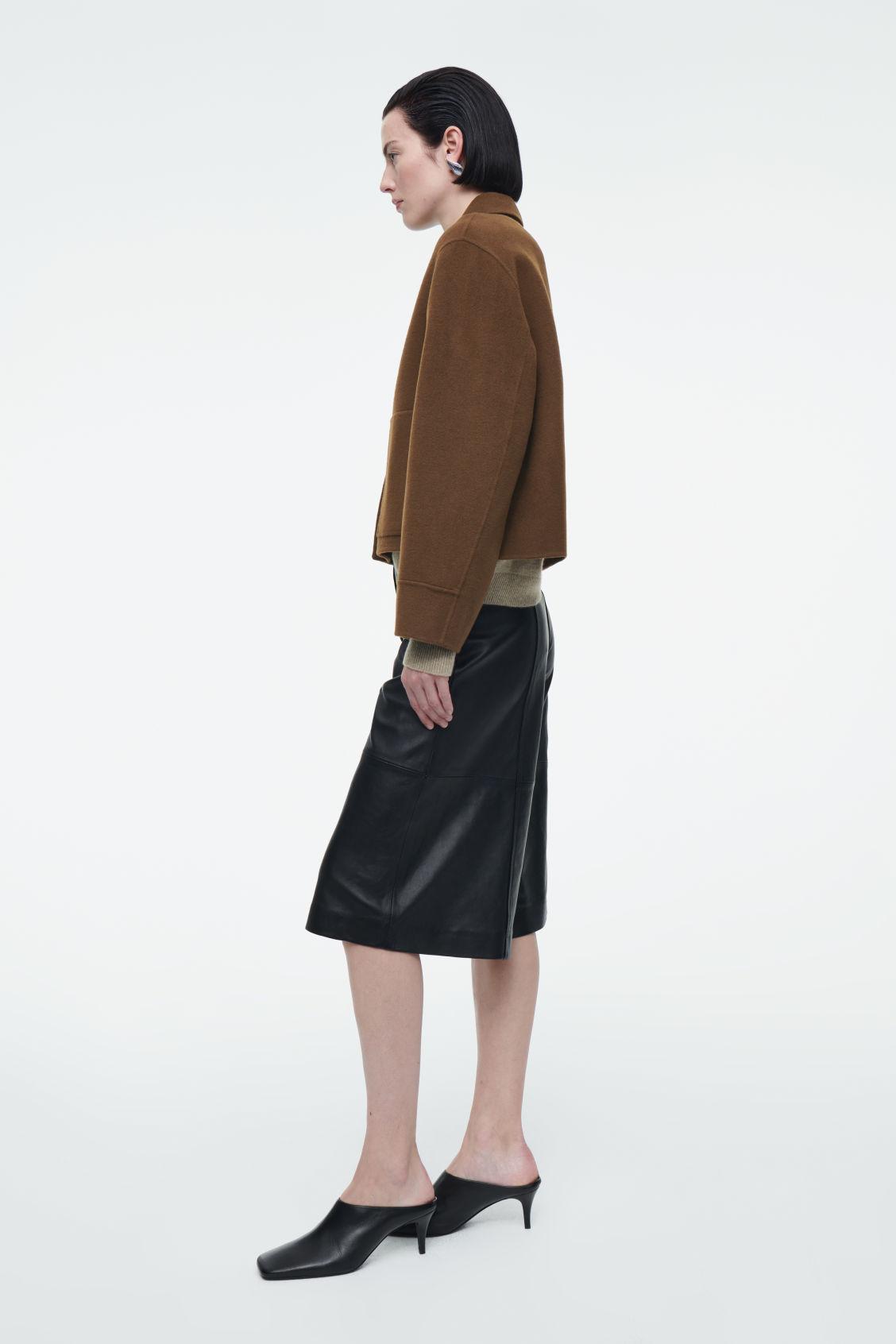 BOXY DOUBLE-FACED WOOL JACKET Product Image