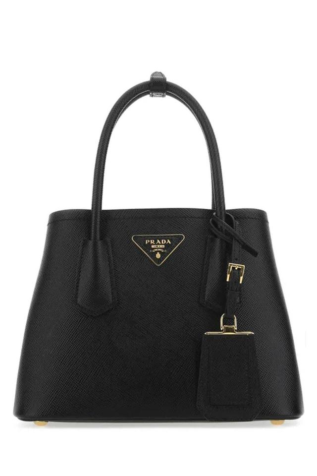 Black Leather Handbag Product Image