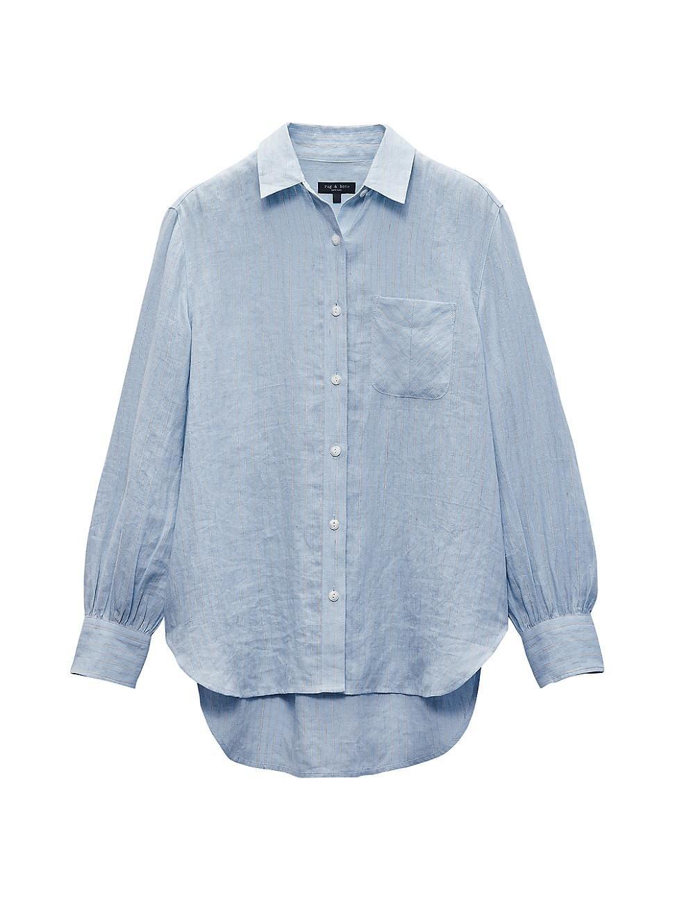 Womens Maxine Stripe Linen Shirt Product Image