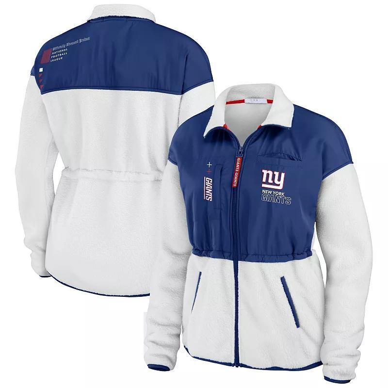 Womens WEAR by Erin Andrews /Royal Buffalo Bills Color-Block Polar Fleece Full-Zip Jacket Product Image