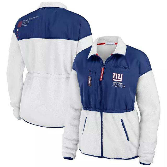 Womens WEAR by Erin Andrews /Royal Buffalo Bills Color-Block Polar Fleece Full-Zip Jacket Product Image