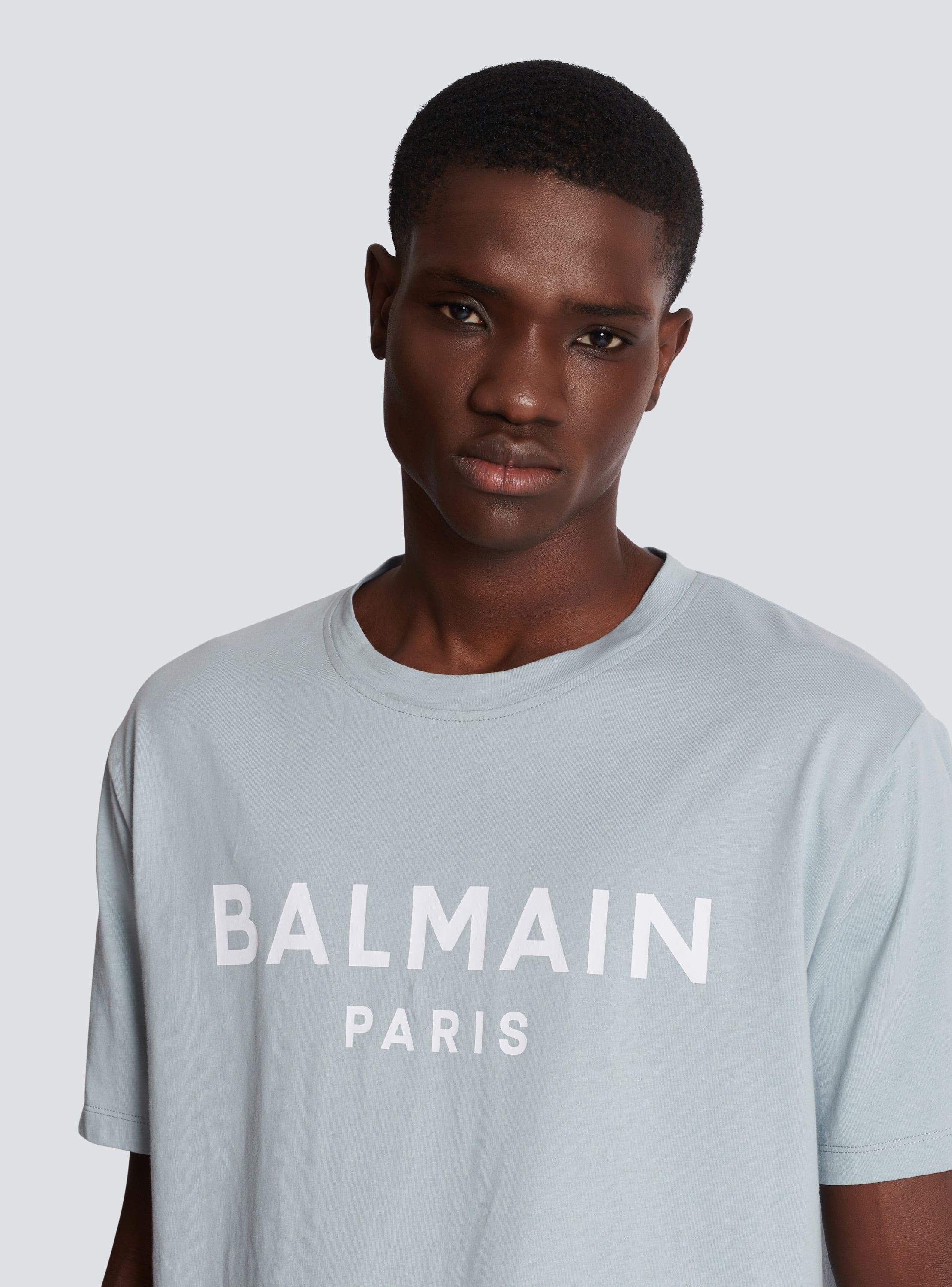 Printed Balmain Paris short-sleeved T-shirt Product Image