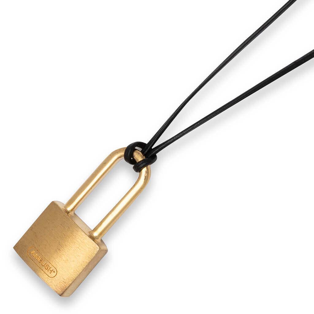 Small Padlock Necklace - Gold Male Product Image