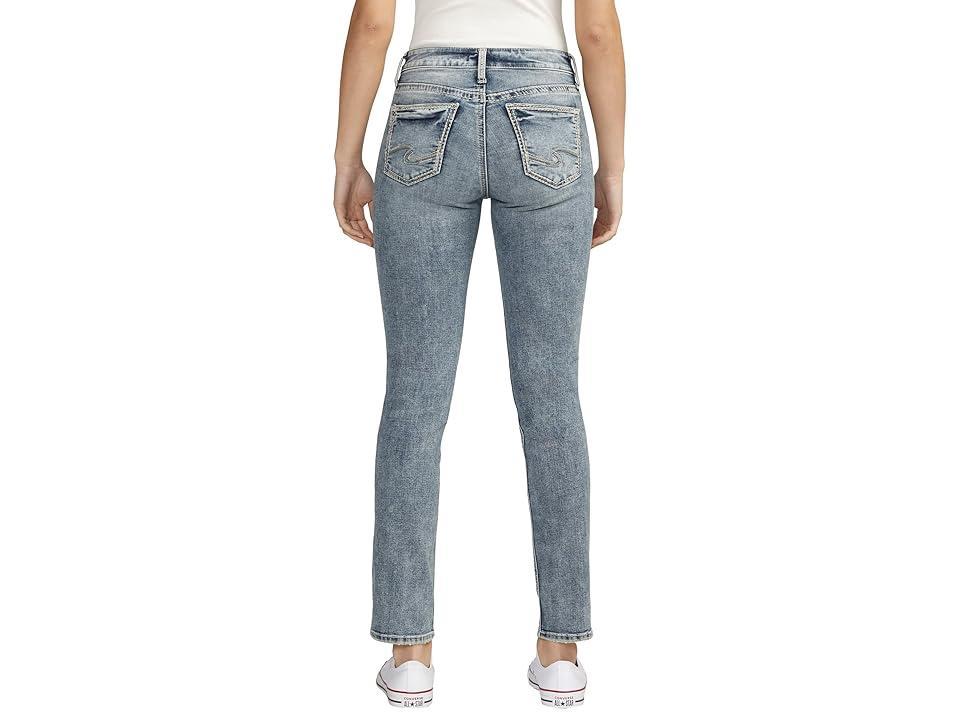 Silver Jeans Co. Suki Mid-Rise Straight Leg Jeans L93413ECF289 (Indigo) Women's Jeans Product Image