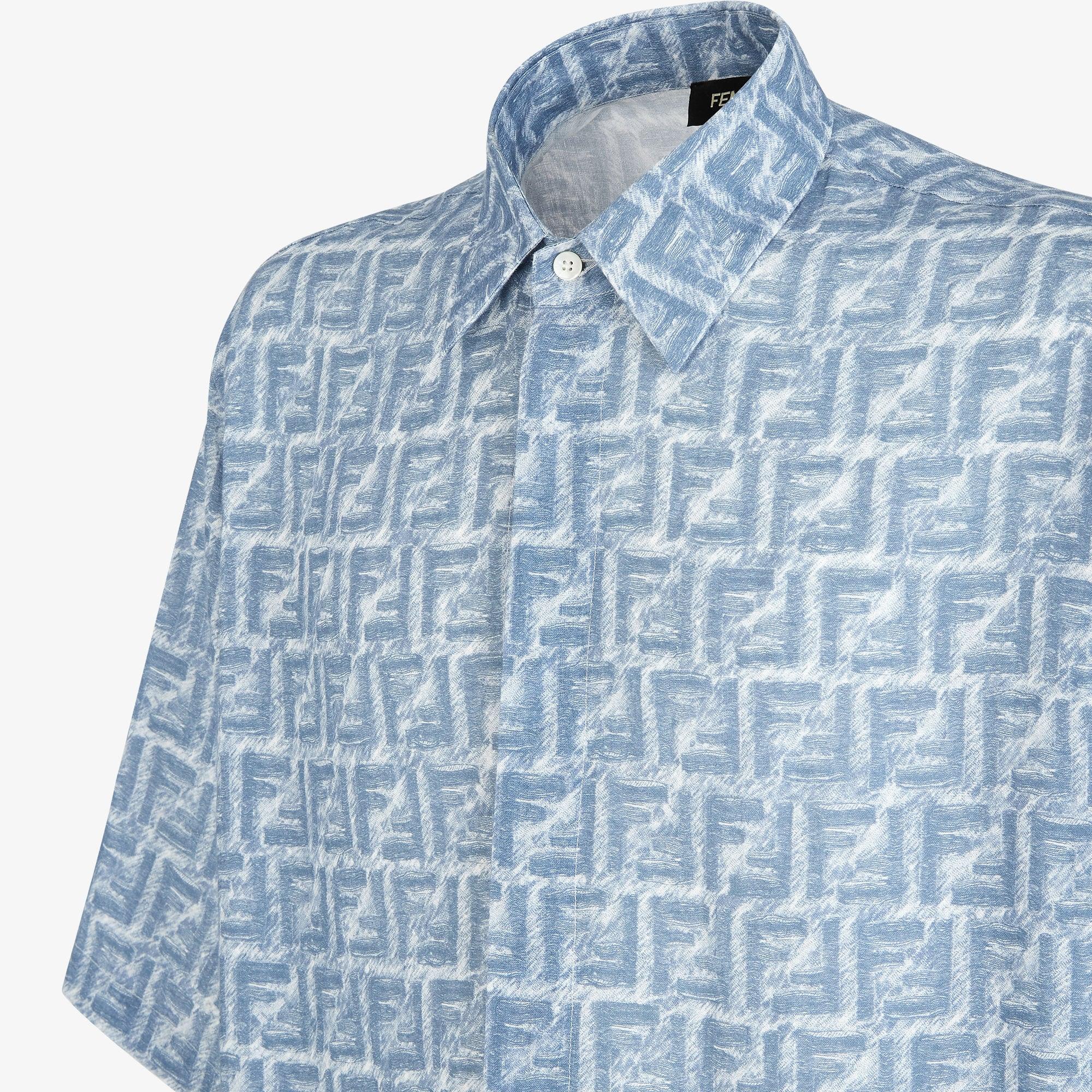 ShirtBlue FF linen shirt Product Image